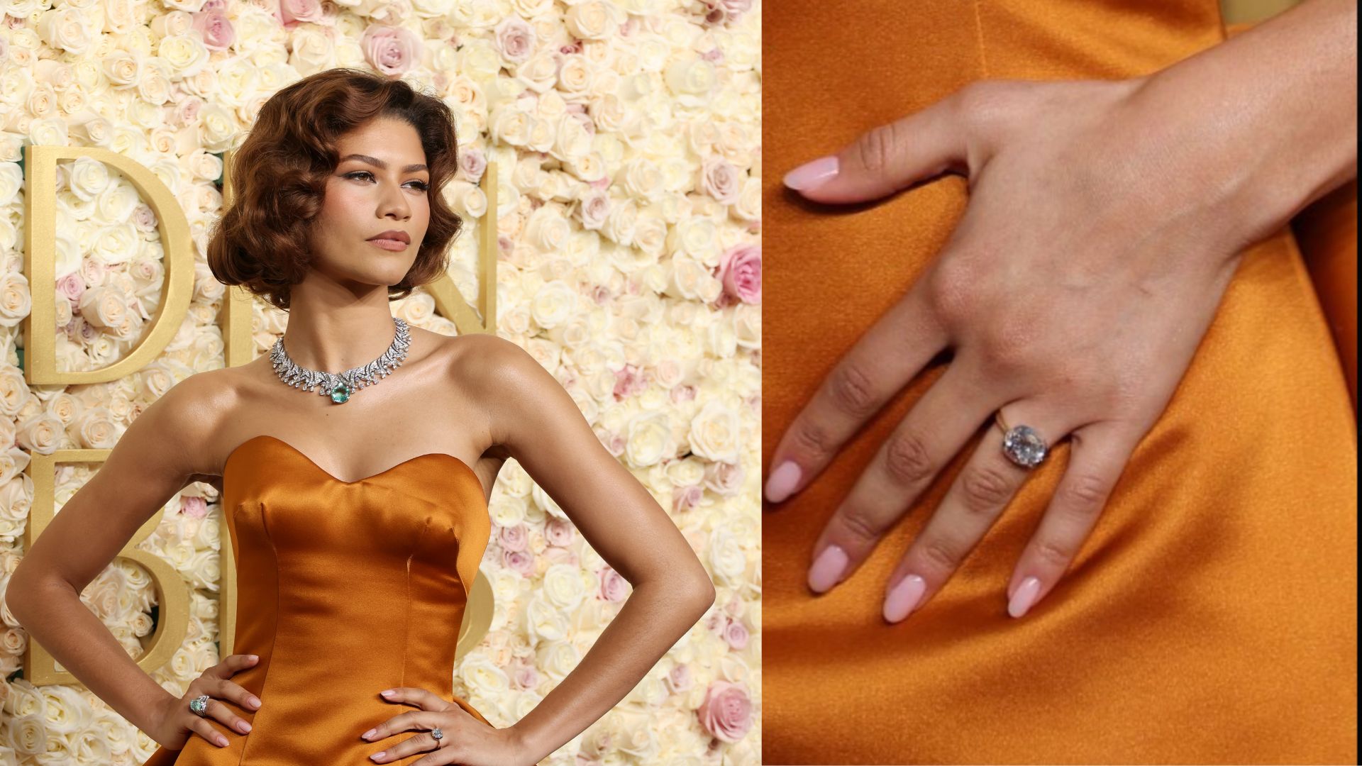 It Looks Like Zendaya Debuted A New Tattoo For Tom Holland At The Golden  Globes